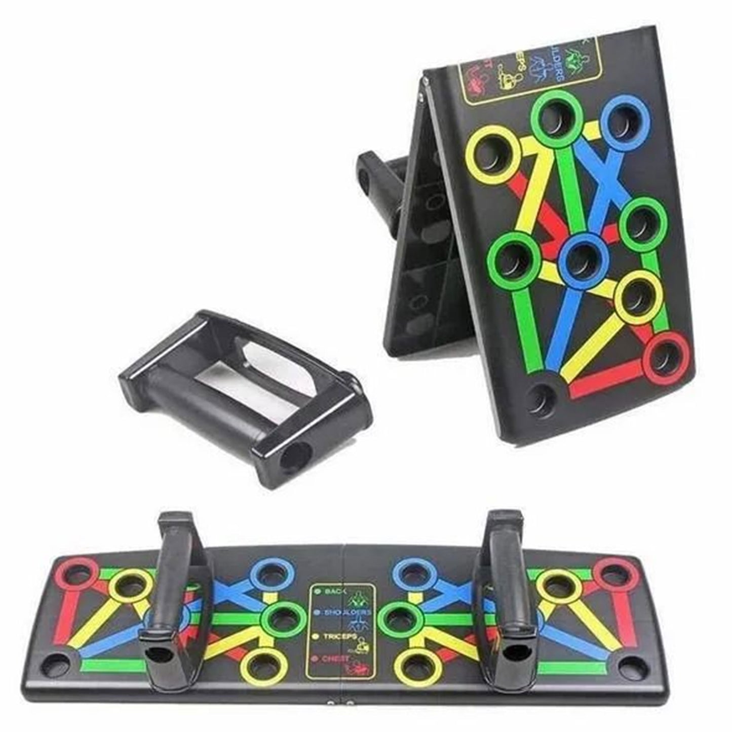 • 9*1 push up plate with resistance bands