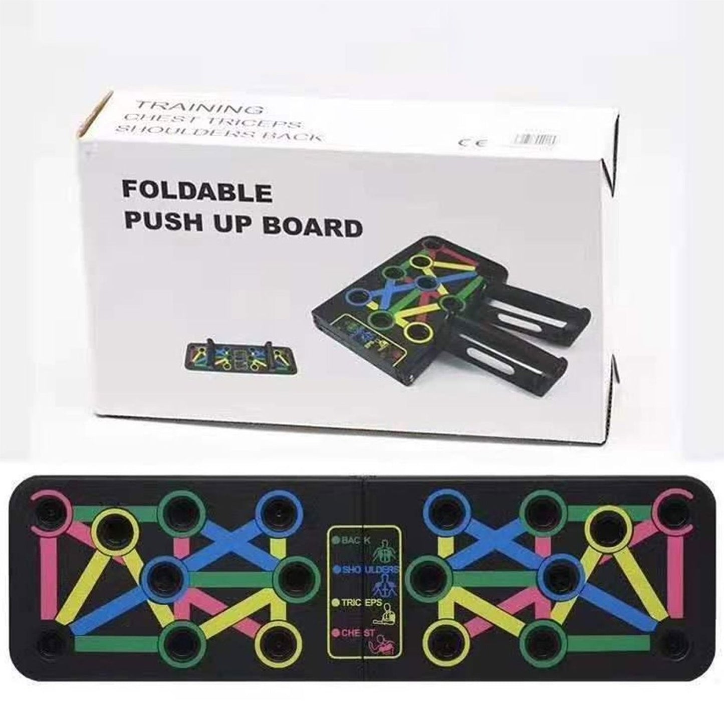 • 9*1 push up plate with resistance bands