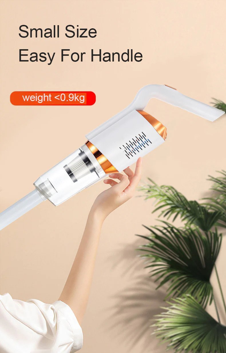 Handheld Vacuum Cleaner, 3 in 1 Ultra-Lightweight Stick Vacuum, 2000mAh Battery Up to 40mins Runtime, Powerful Handheld Vacuum for Hard Floor Carpet Pet Hair Home